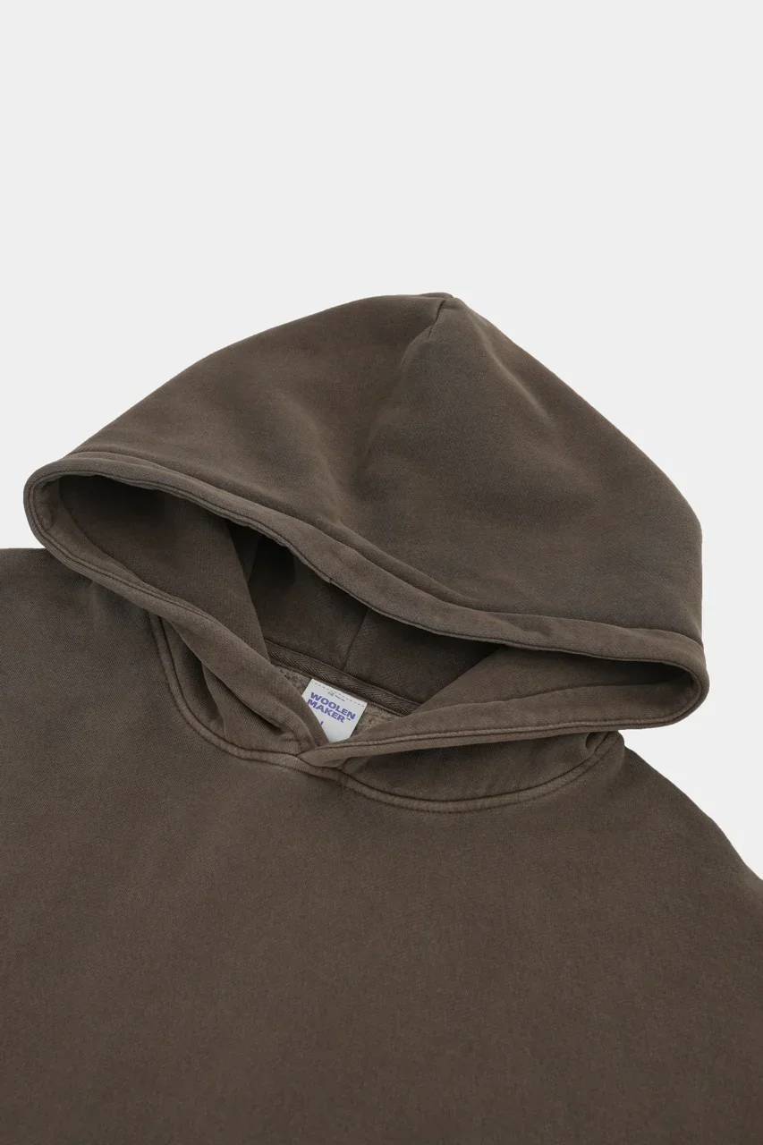 Basic vintage hoodie Coffee - 2