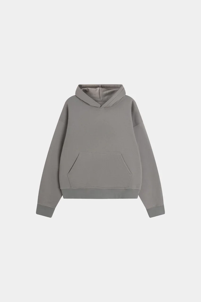 460GSM Core Hoodie MIDGREY