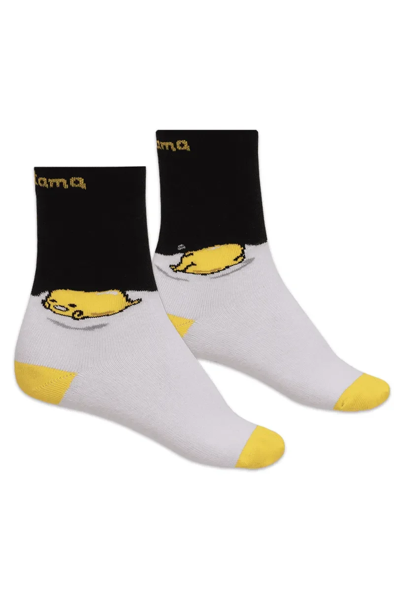 Meia Cano Médio Estampa Gudetama