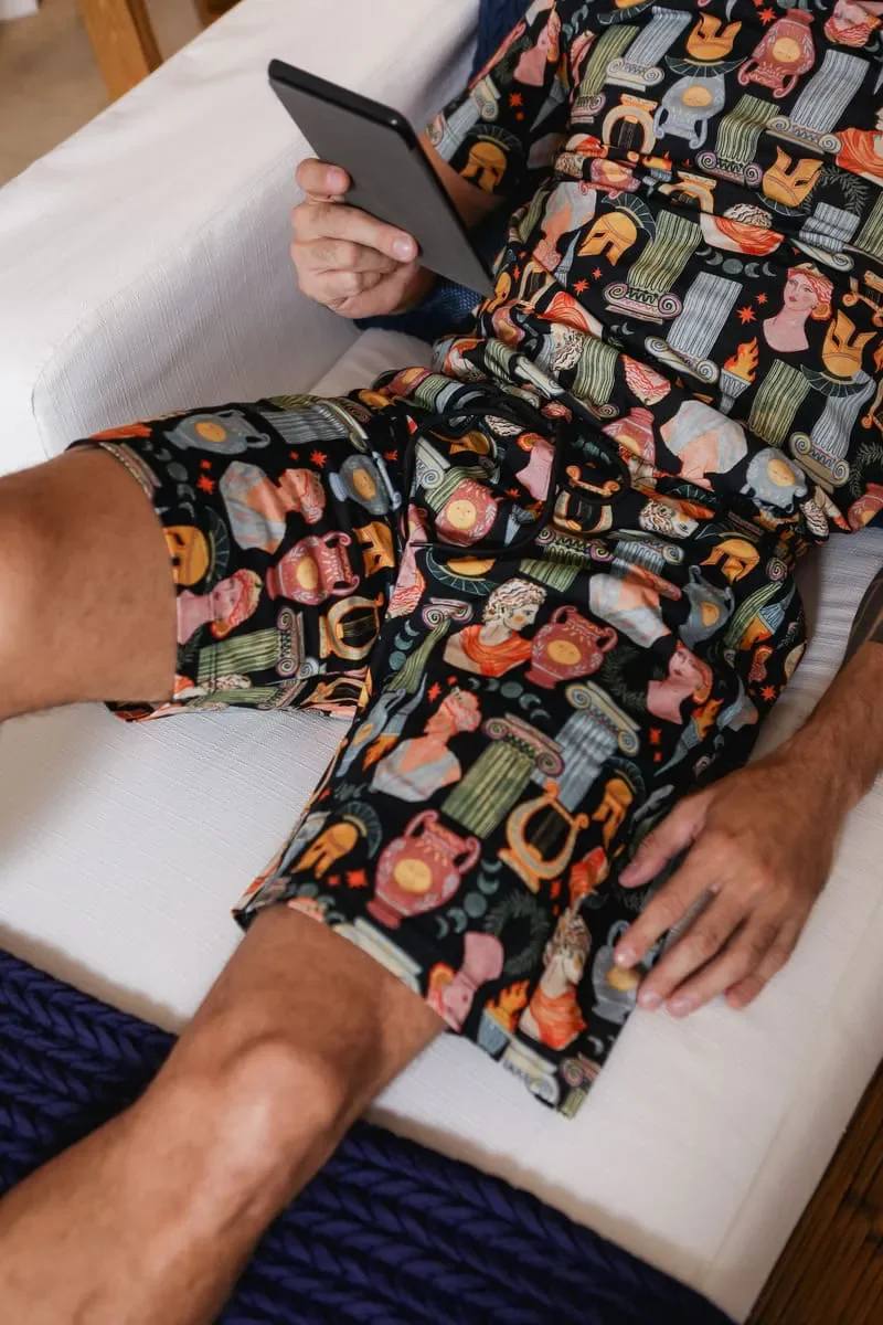 Bermuda Pijama Estampa Mitologia