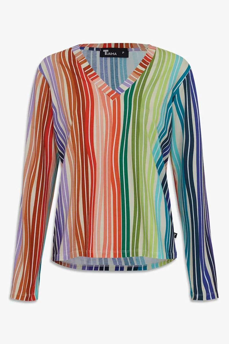 Blusa Manga Longa Pijama Estampa Prisma - 5
