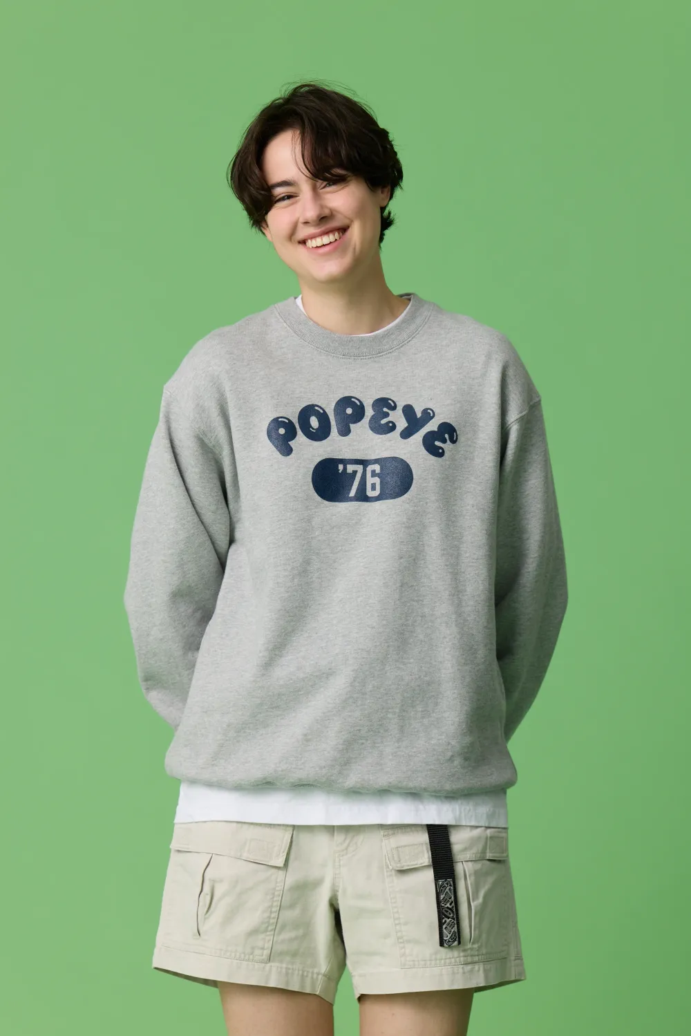 [受注生産・9月末から発送予定] POPEYE SWEAT / GRAY