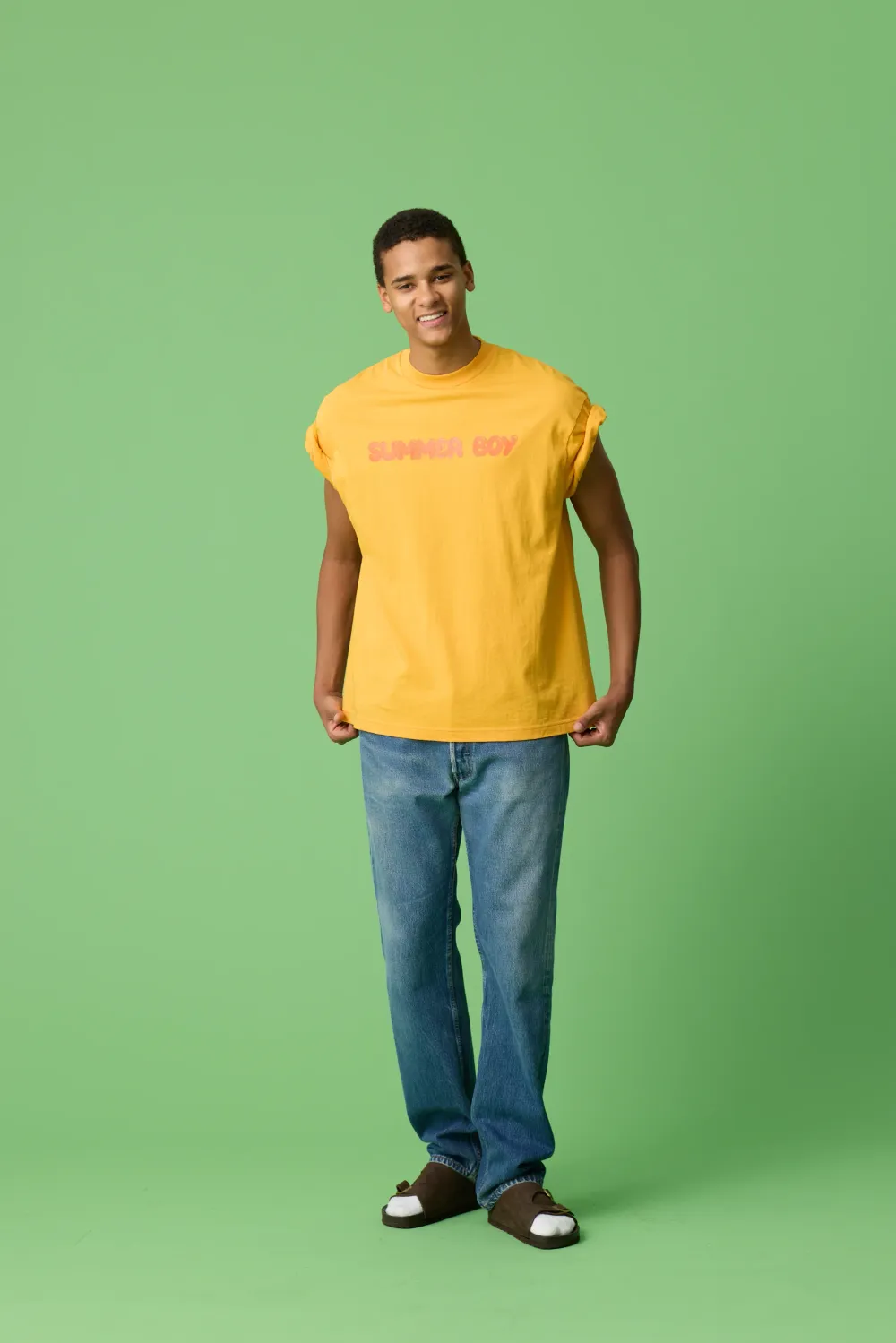 [受注生産・9月末から発送予定] P-City TEE / YELLOW (SUMMER BOY) - 5