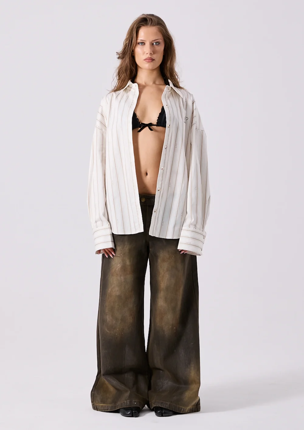 RAINE OVERSIZED SHIRT - WHITE - 2