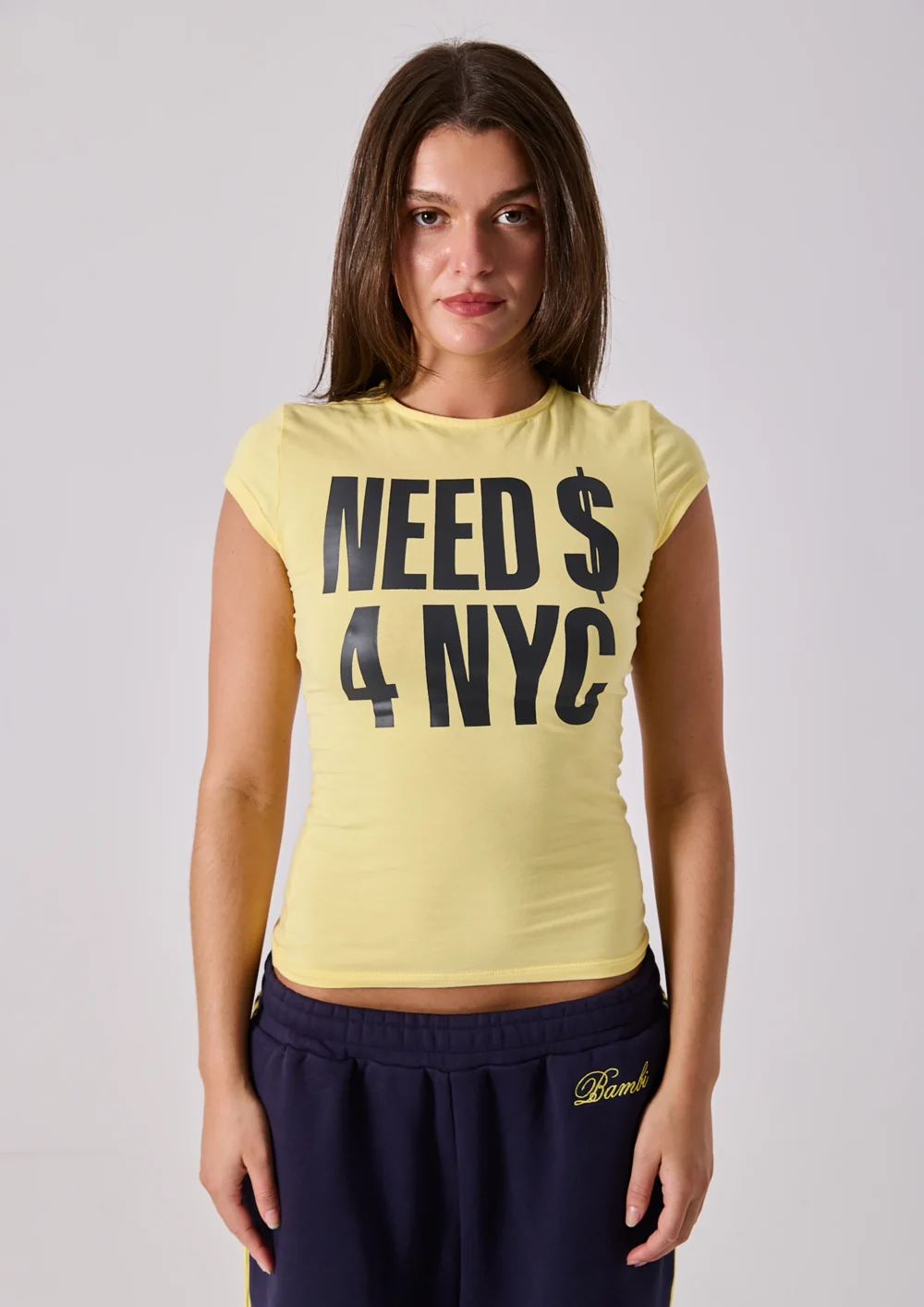 CASH BABY TEE - YELLOW