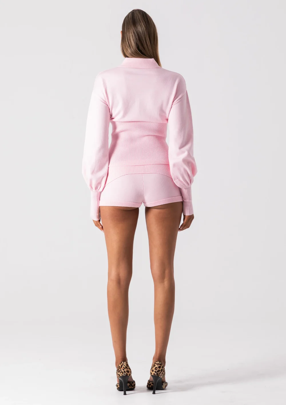 DAPHNE KNIT SHORT - PINK - 4