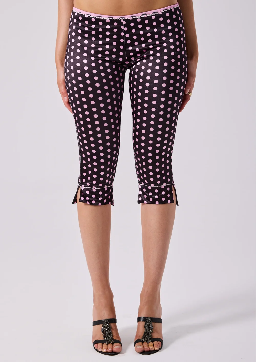 NINA CAPRI - BLACK POLKA