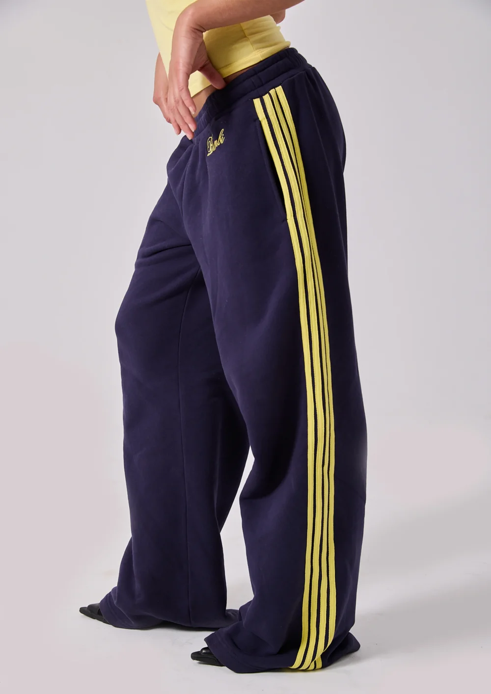 LOLA STRIPE TRACK PANT - INK