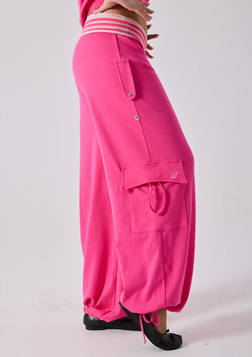ELARA LOUNGE PANT - HOT PINK