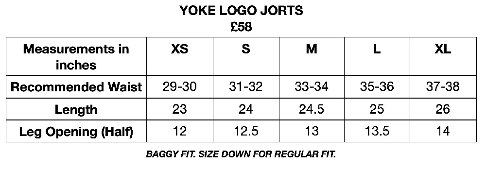 Yoke Logo Jorts - Black - 4