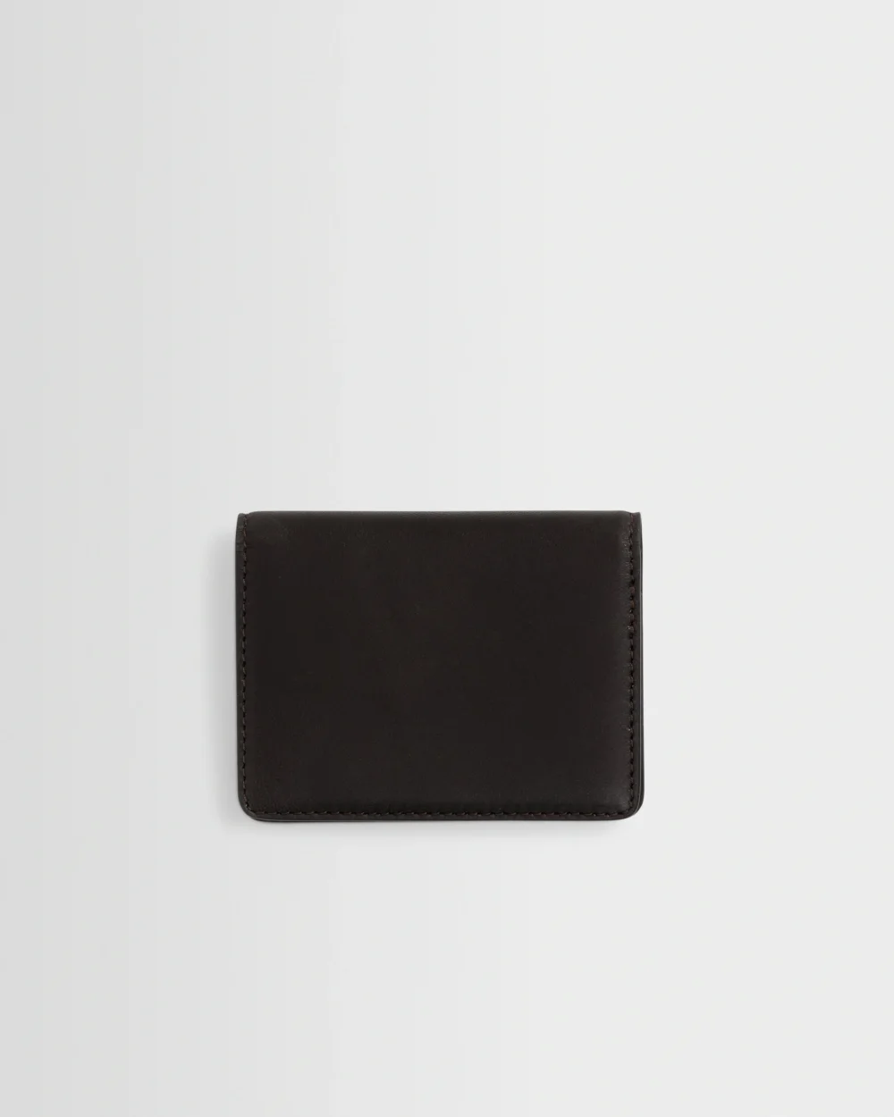 Forbe - Dark Brown Retro Grain Leather Cardholder