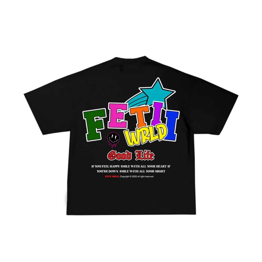 FETII Good Vibes T-shirt Black