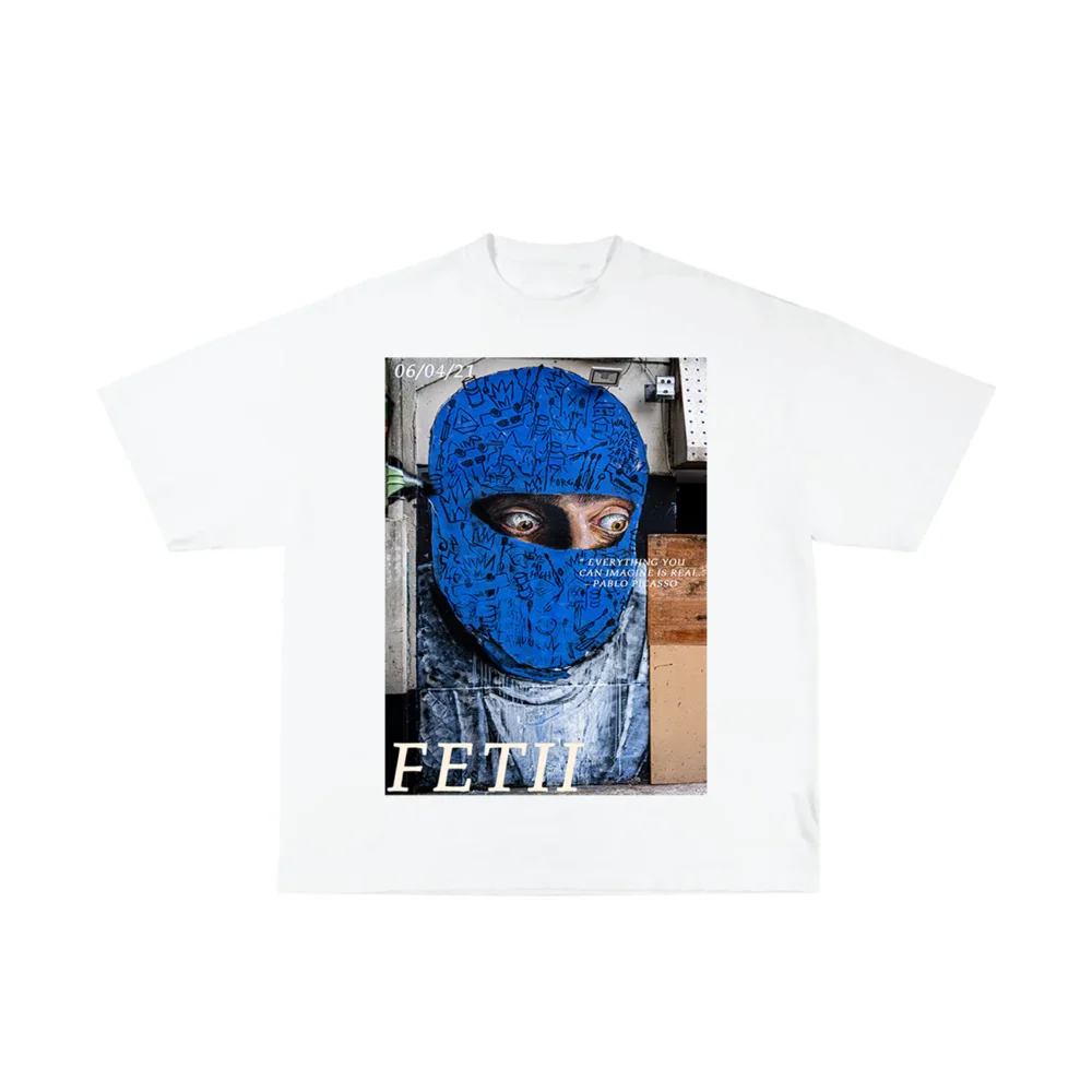 FETII Ski Mask T-shirt White