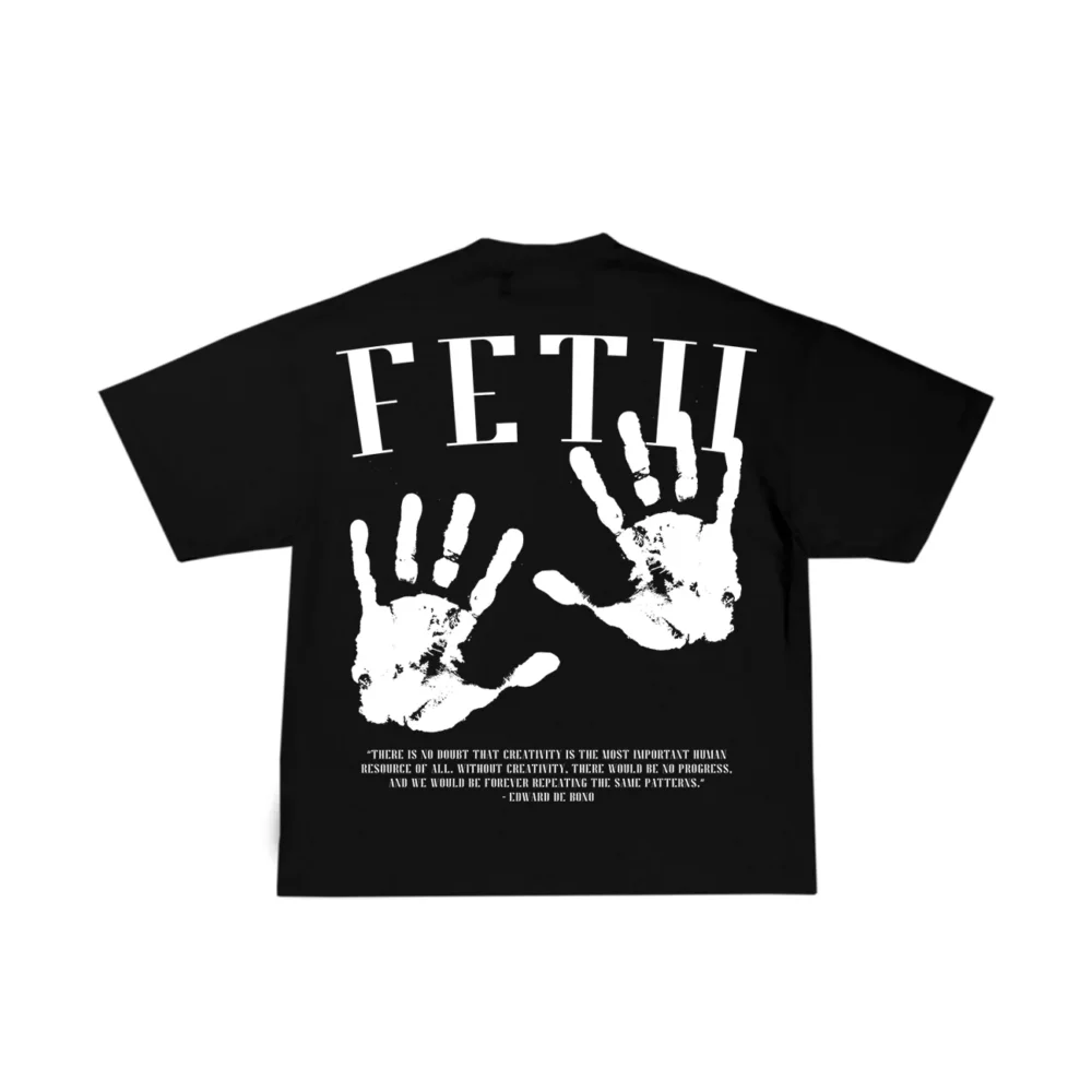 FETII Handprint T-Shirt Black