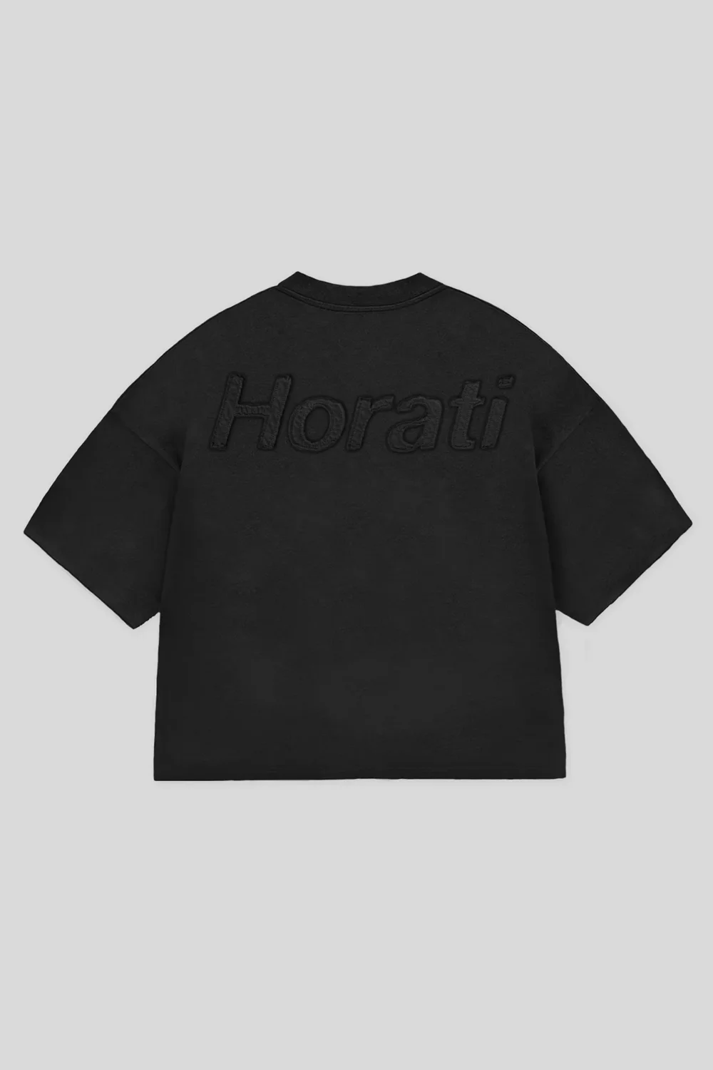 HORATI Boxy Tee — Black