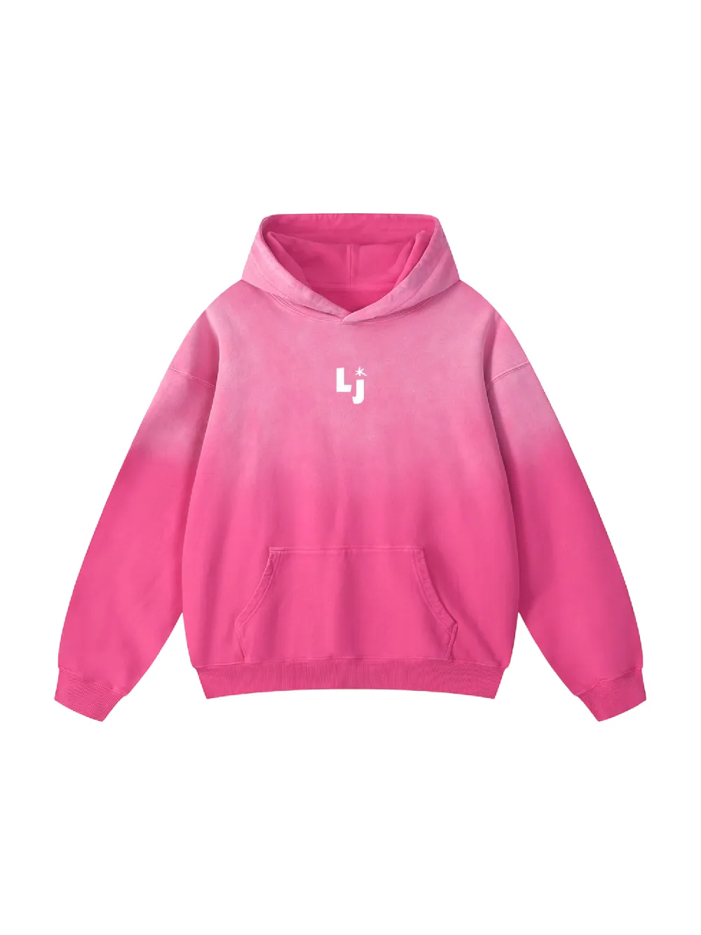 "Your Lovin' is Enough" LIMITED EDITION (1 OF 500) Sunfade Hoodie in Hibiscus Pink