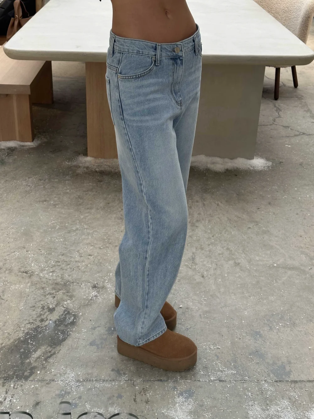 Billie Ray Dad Jeans Light Blue