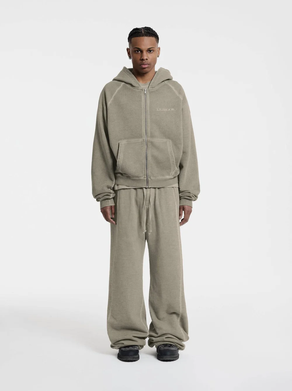 WASHED ZIP-UP - DESERT YELLOW - 2
