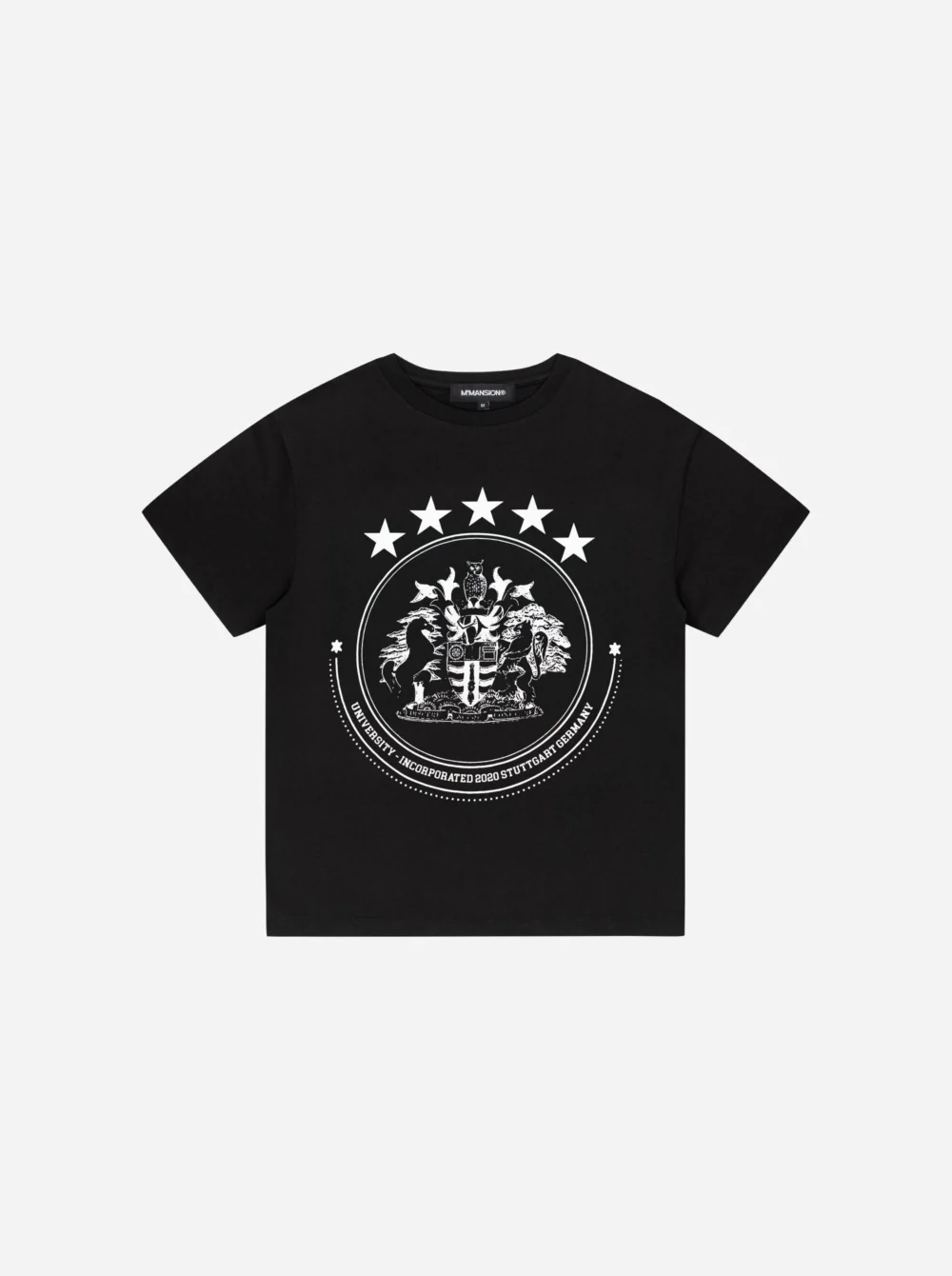UNIVERSITY T-SHIRT - BLACK