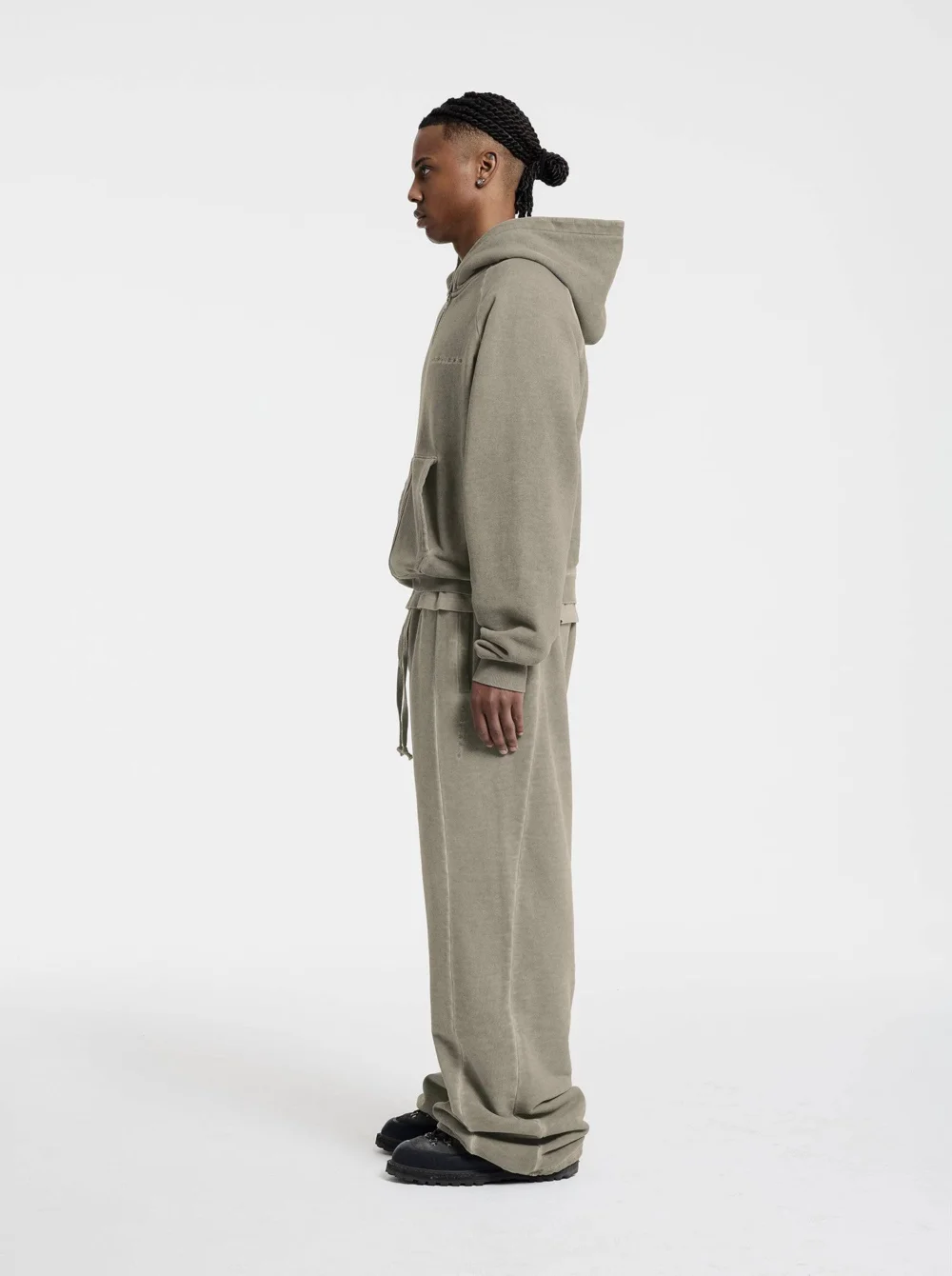 WASHED ZIP-UP - DESERT YELLOW - 5