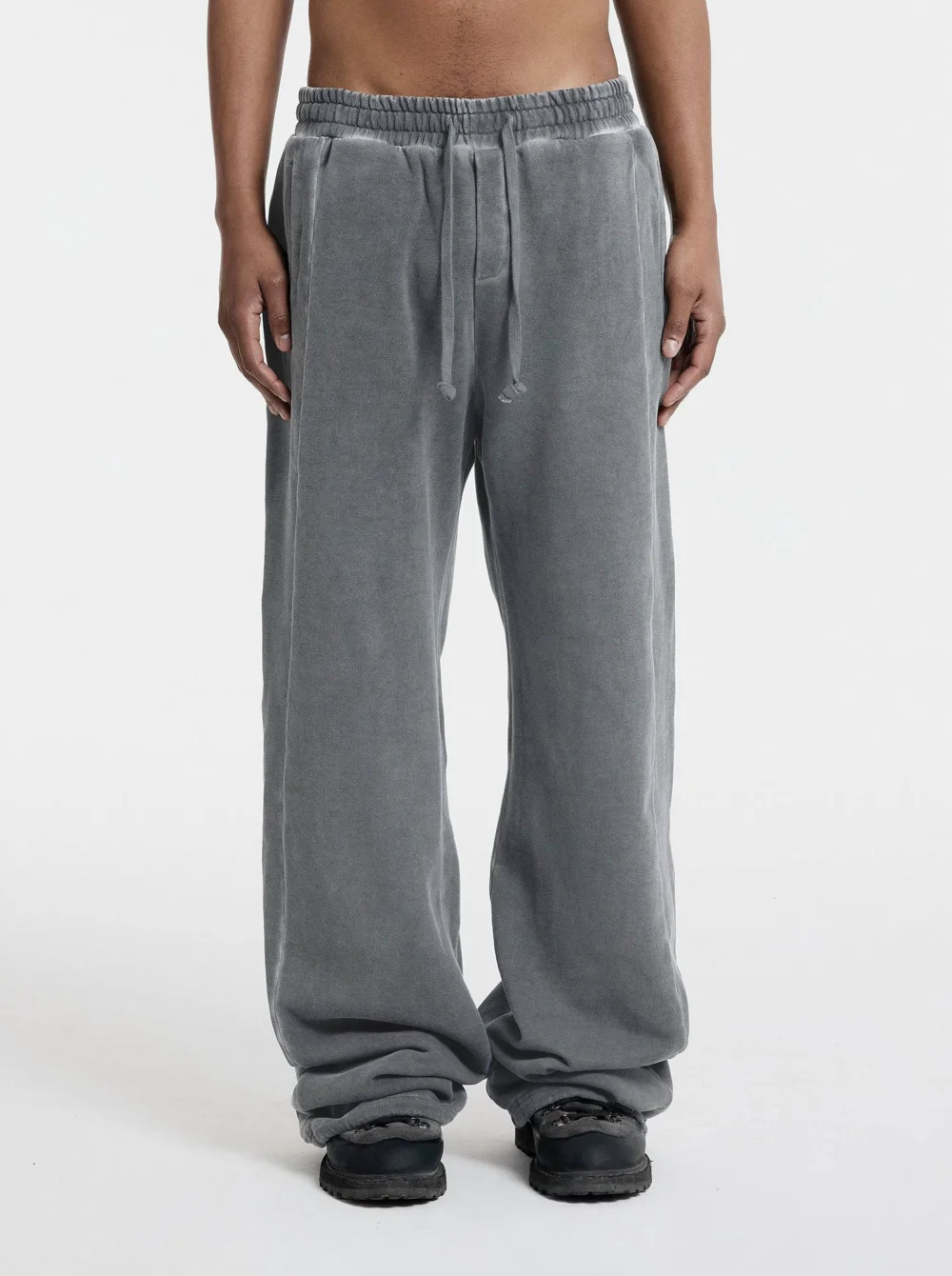 WASHED SWEATPANTS - MOON GREY - 2