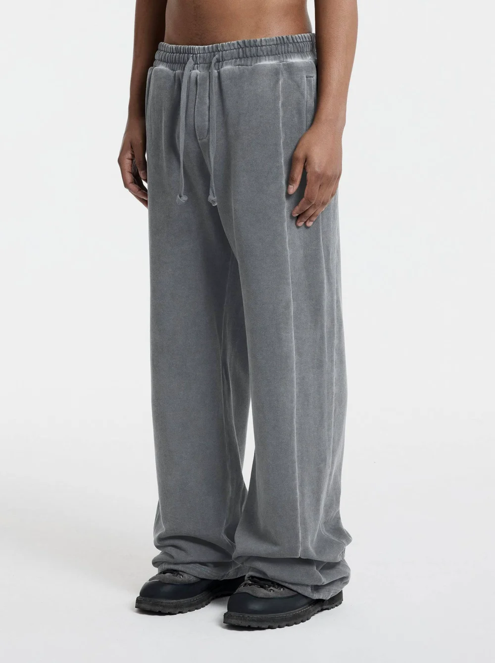 WASHED SWEATPANTS - MOON GREY - 4