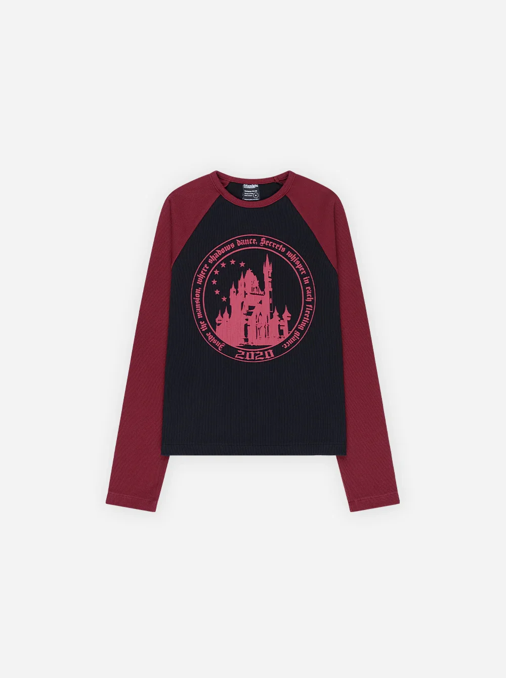 CASTLE LONGSLEEVE - BLACK / RED