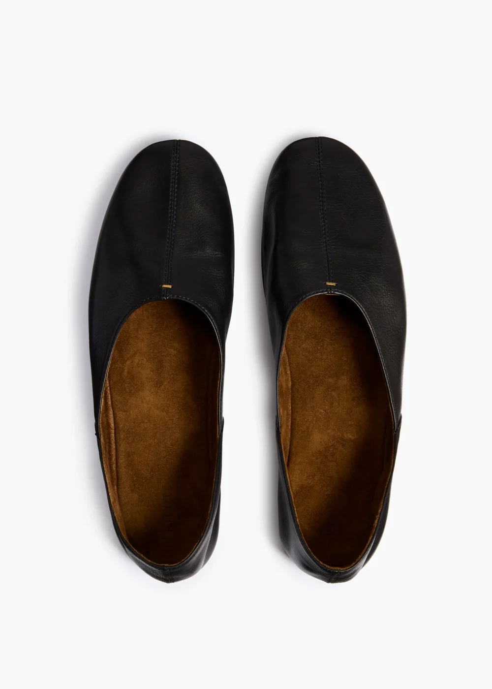 Jane Flat in Black Leather - 3