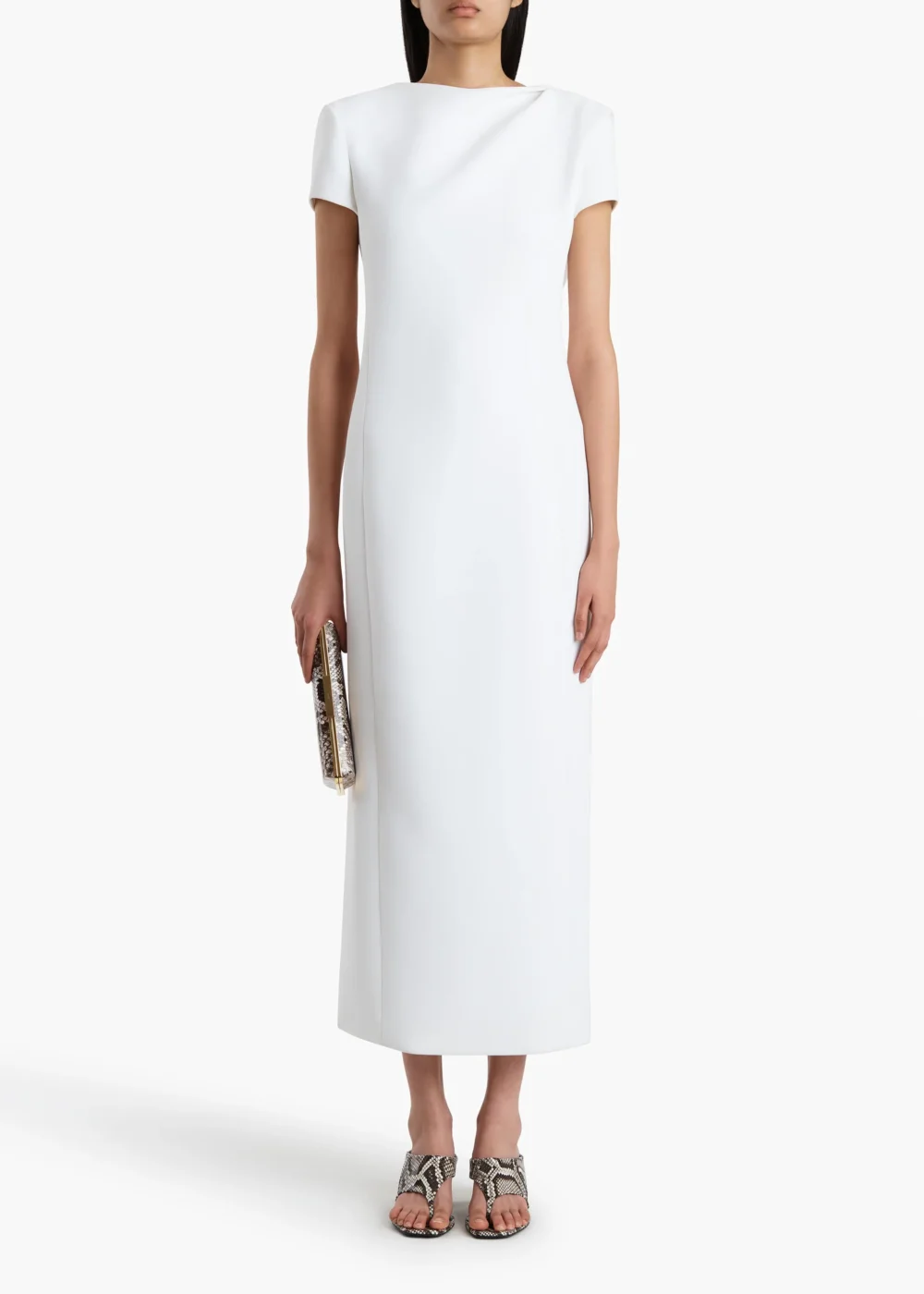 Iryl Dress in Chalk - 2