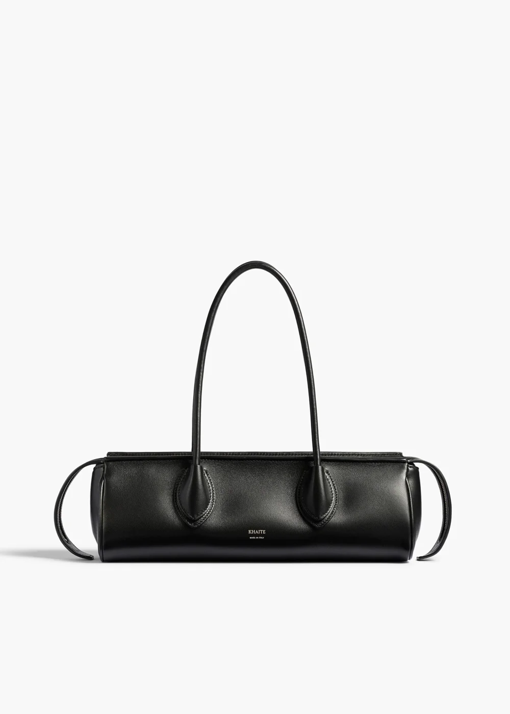 Donna Shoulder Bag in Black Leather