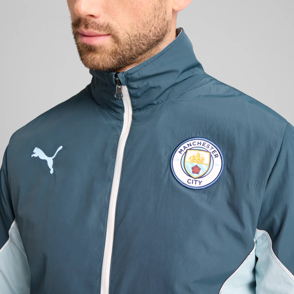 Man City FC REVERSIBLE JACKET [Gray Skies/Team Light Blue] - 4