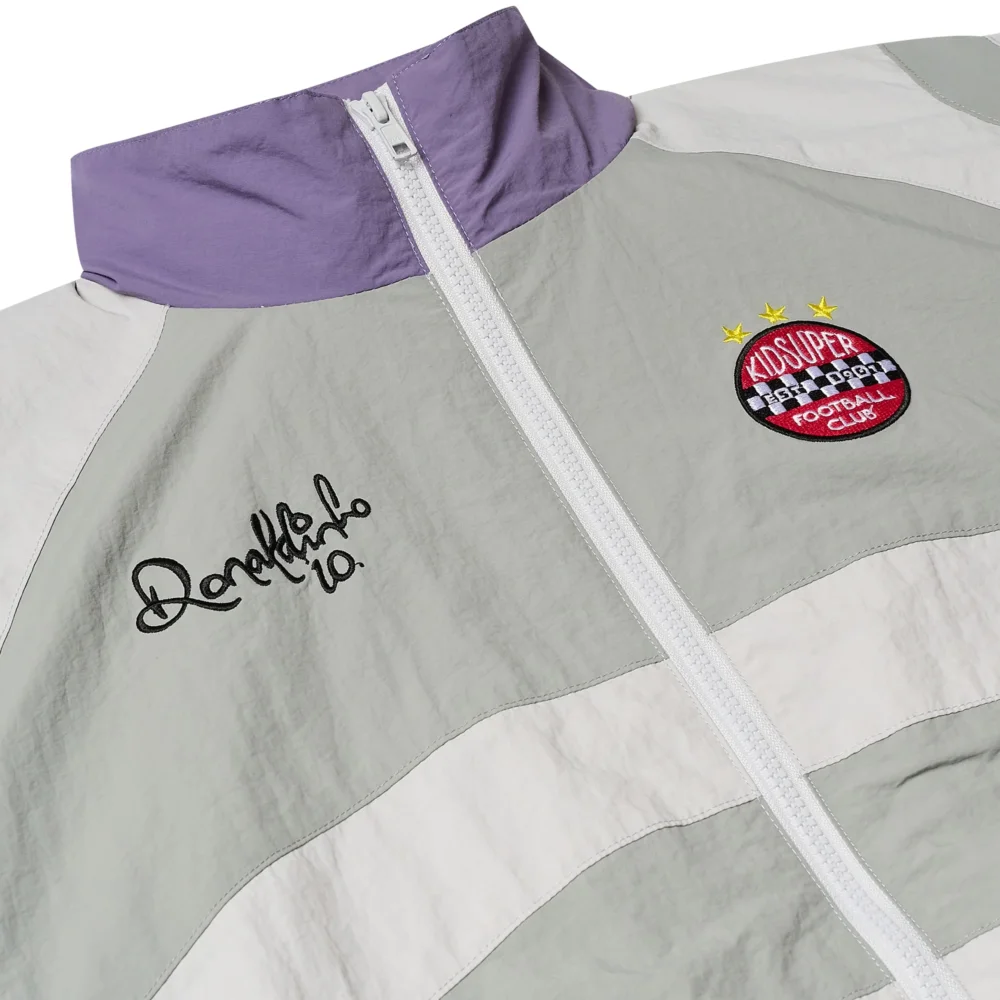 Ronaldinho x KidSuper Windbreaker [Gray] - 3