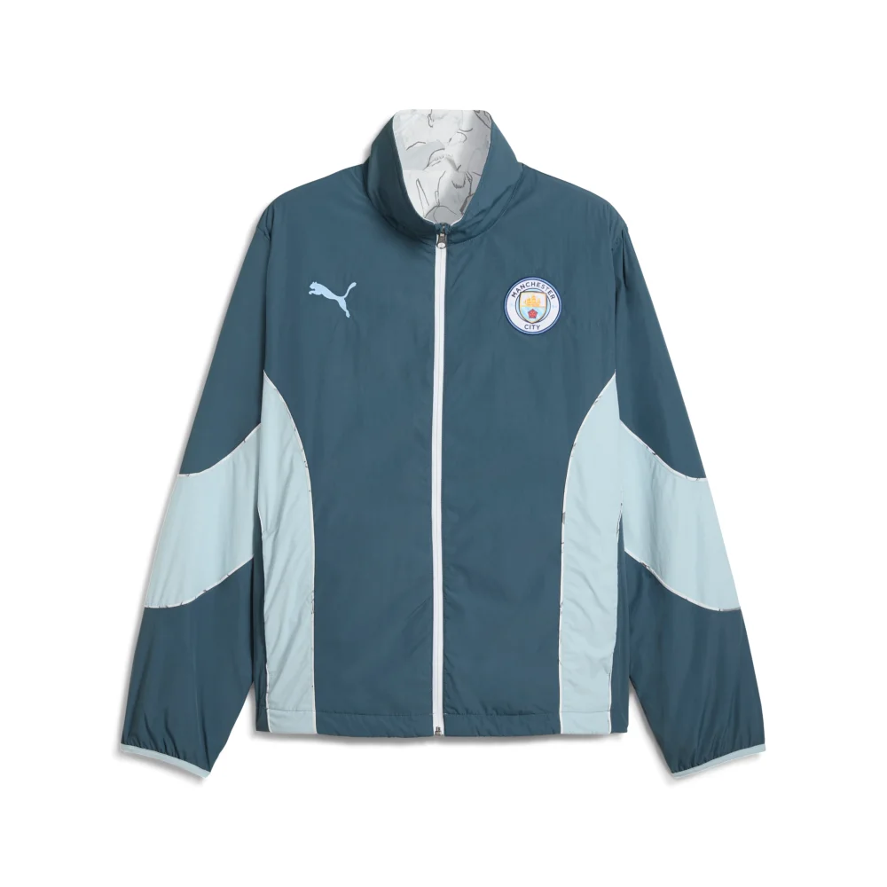 Man City FC REVERSIBLE JACKET [Gray Skies/Team Light Blue]
