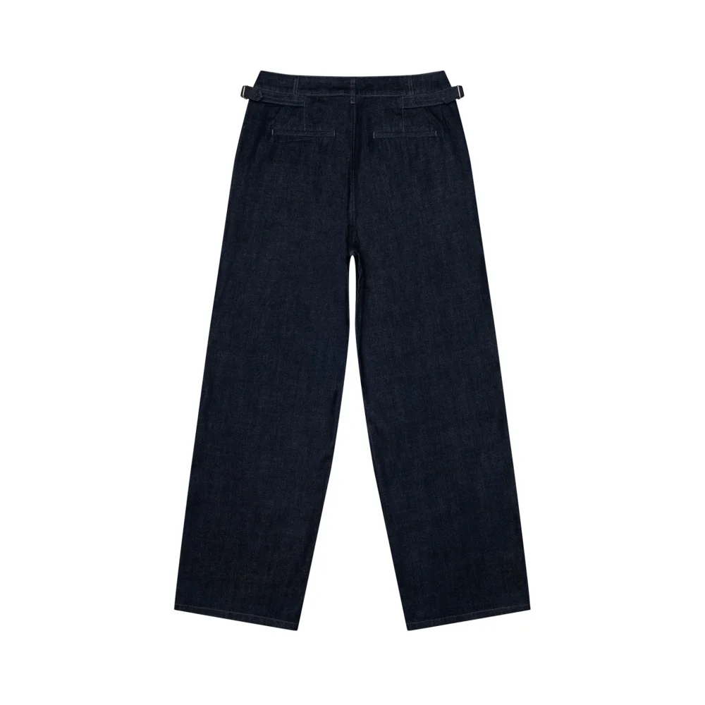 Framework Pleated Denim Jean - 3