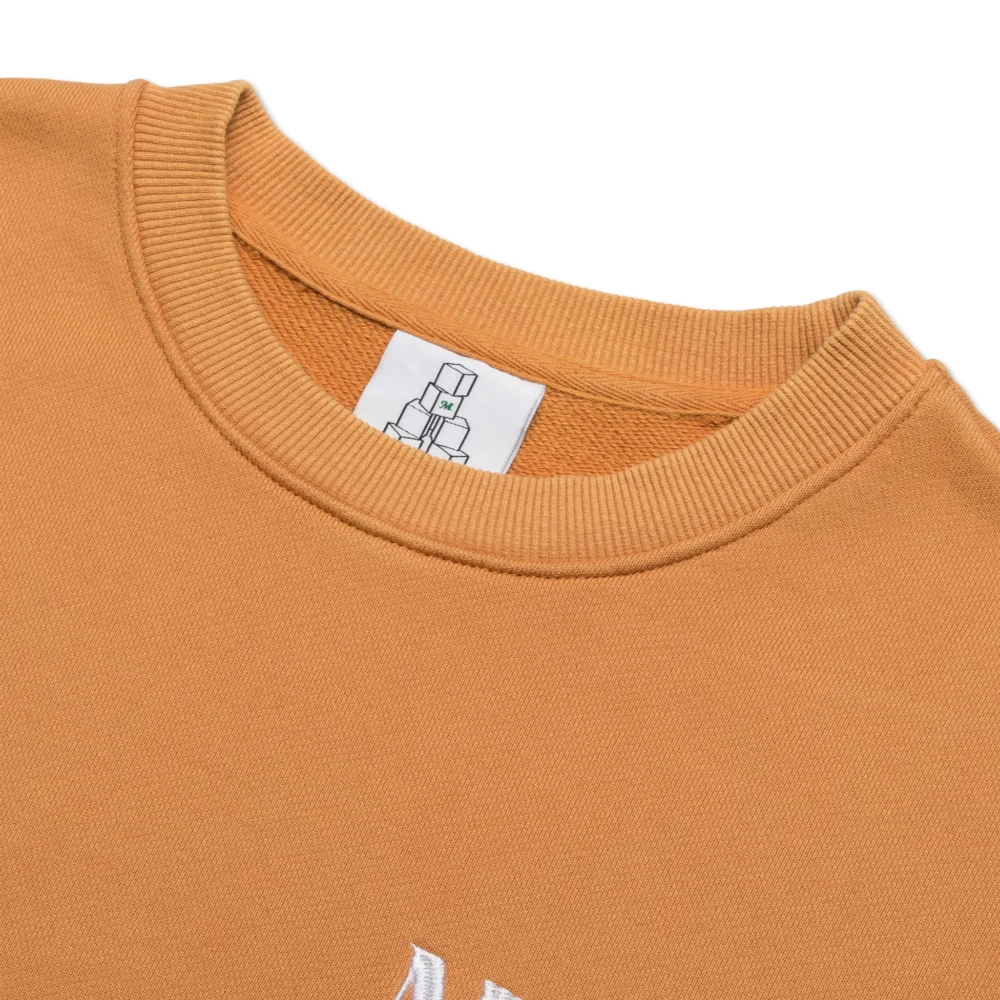 Washed Embroidered Crewneck - 5
