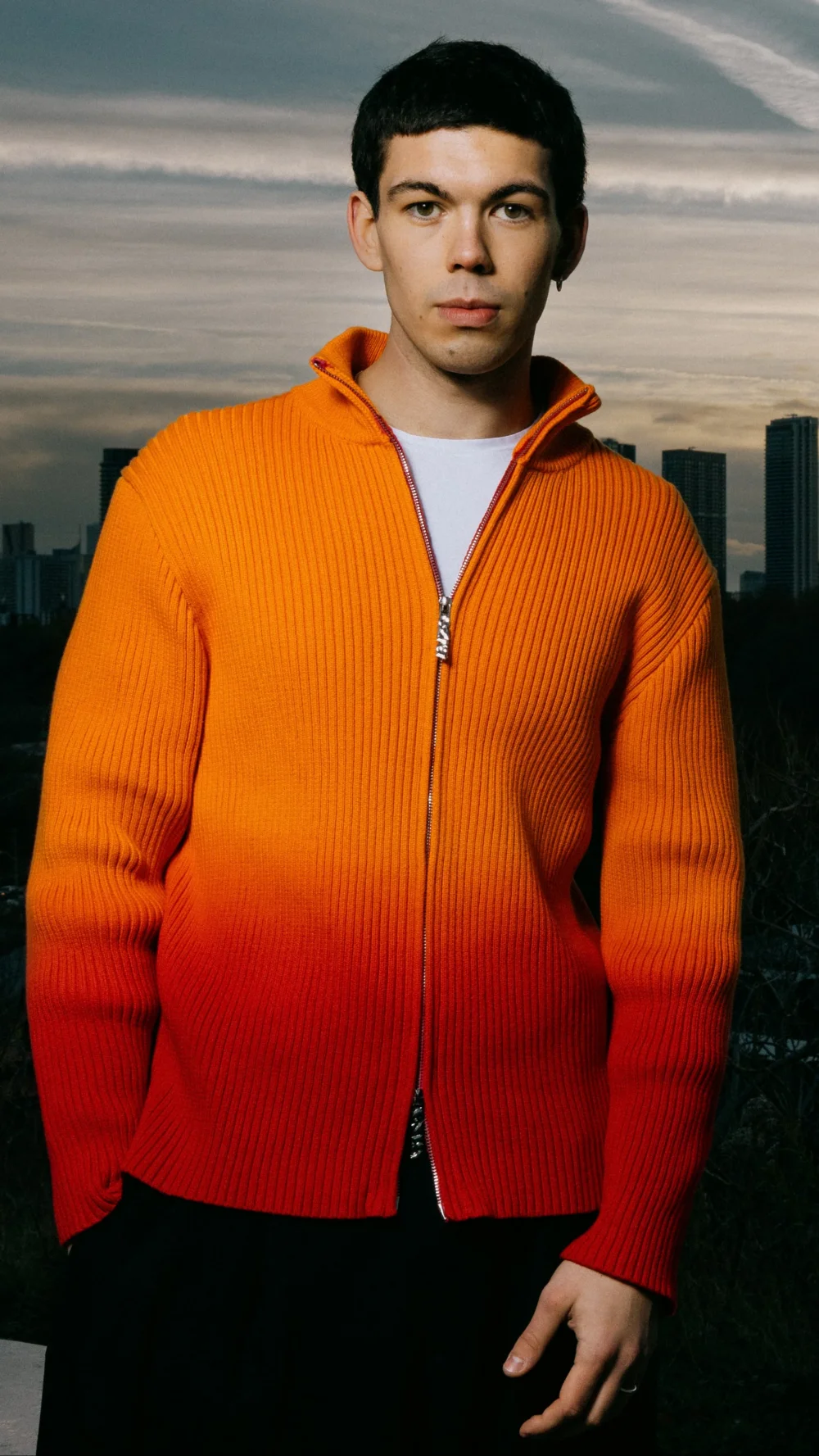 Sunset Knit Zip-Up - 3