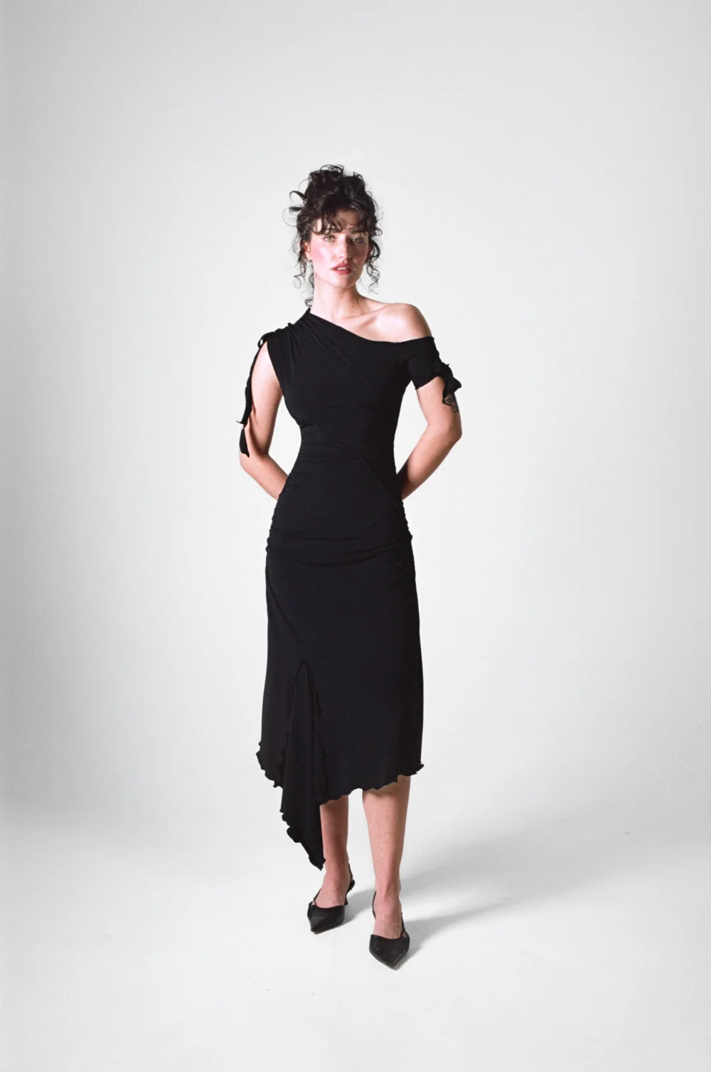 BLACK SUMMER DRESS - 3