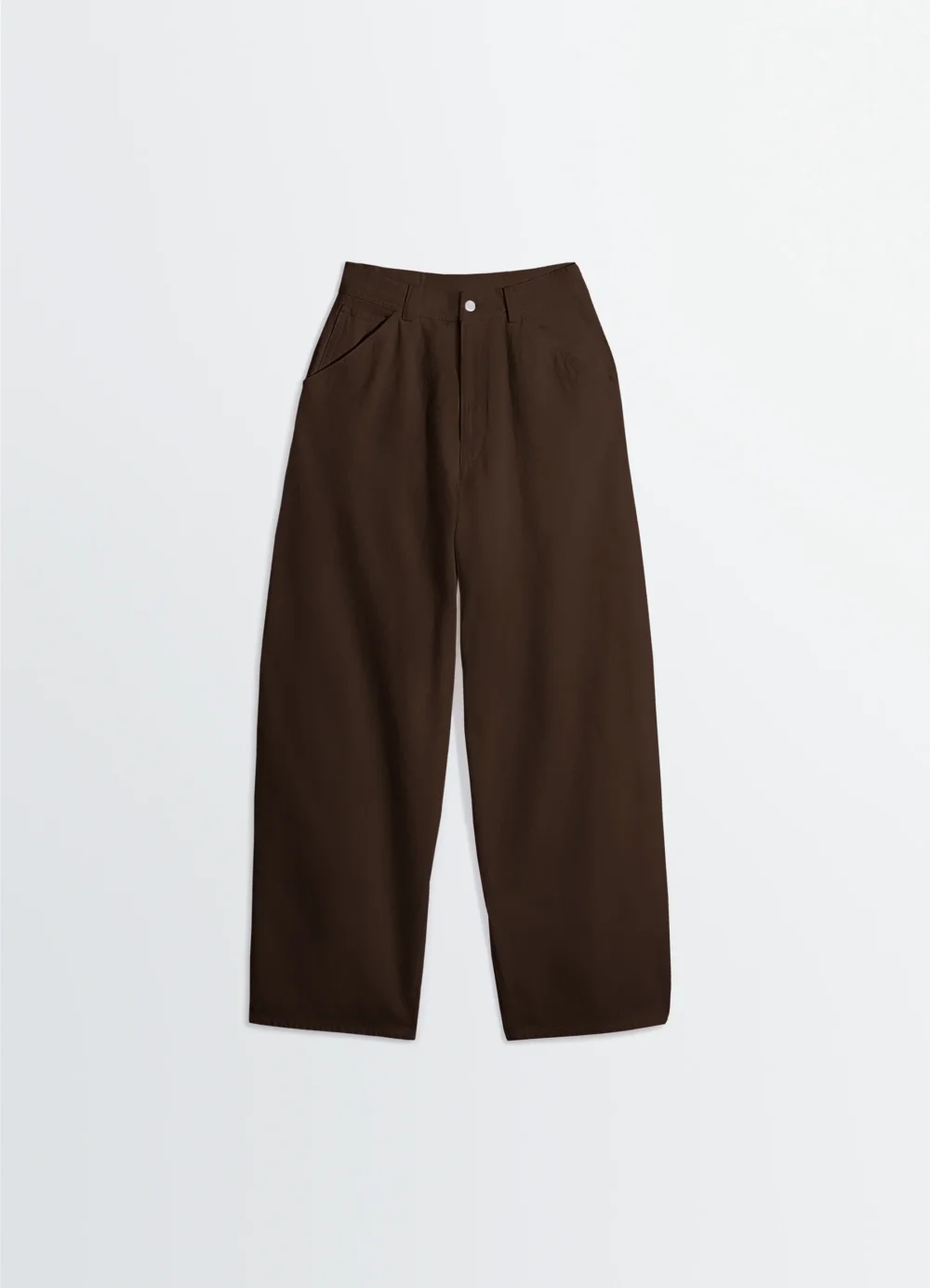 LARGE PANTS IN DYED BROKEN TWILL - 5