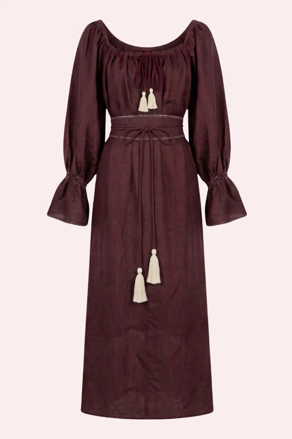 VAYANA DRESS | SILK | PLUM
