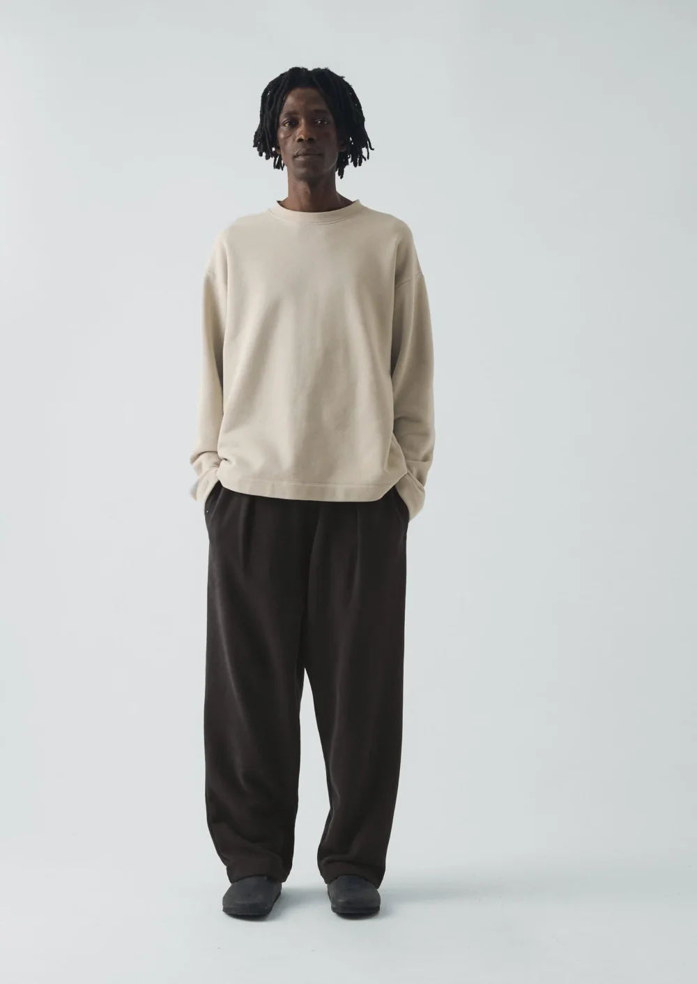 Loopback Jersey Sweatshirt | Oat Grey - 3