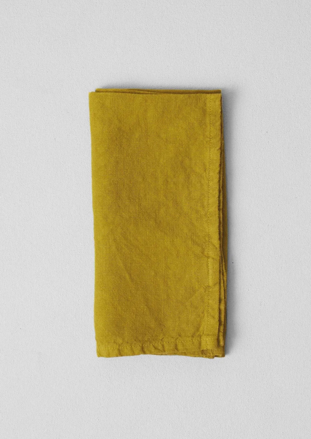 Washed Linen Napkin | Ochre