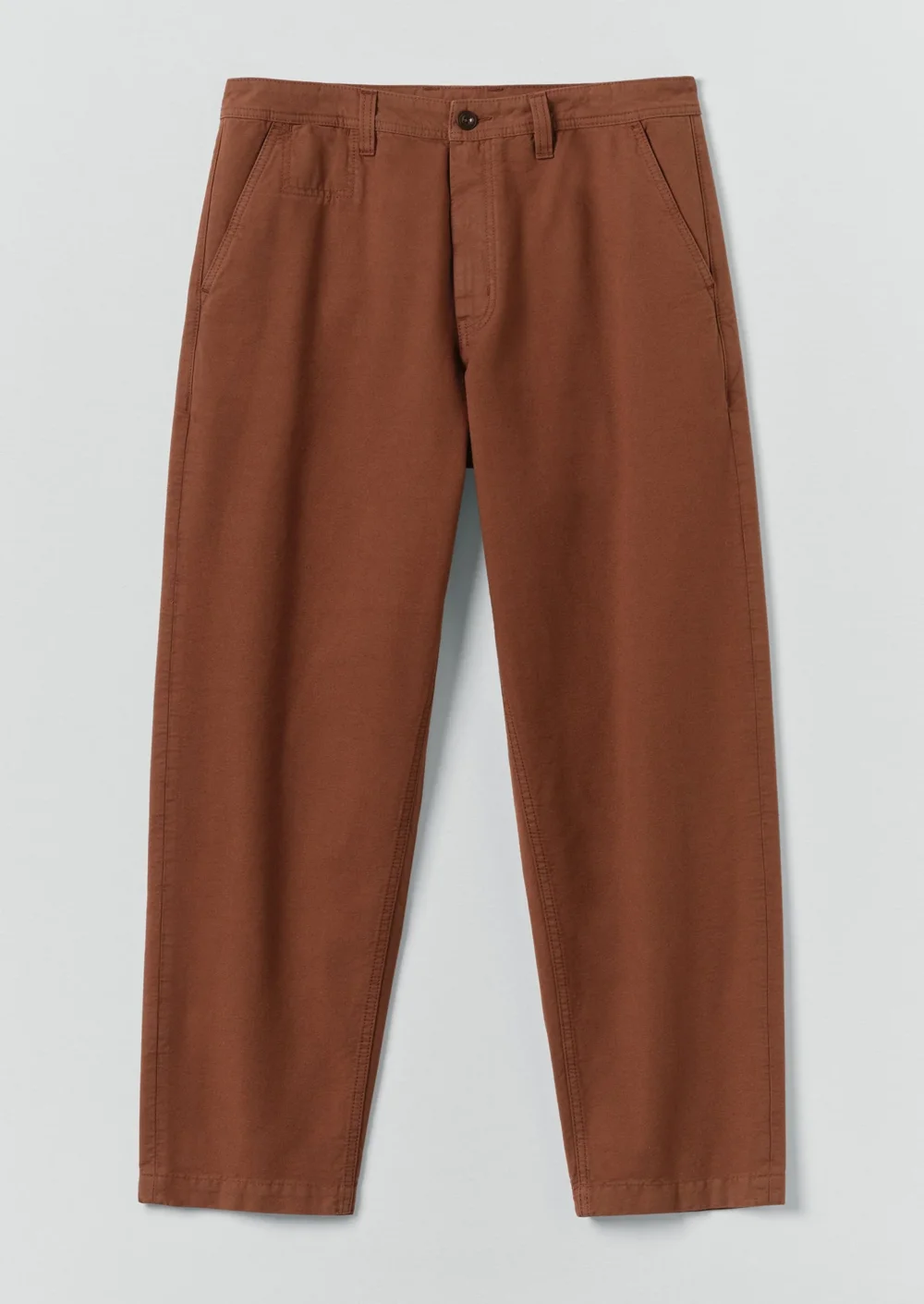 Elliot Garment Dyed Cotton Canvas Pants | Cinnamon