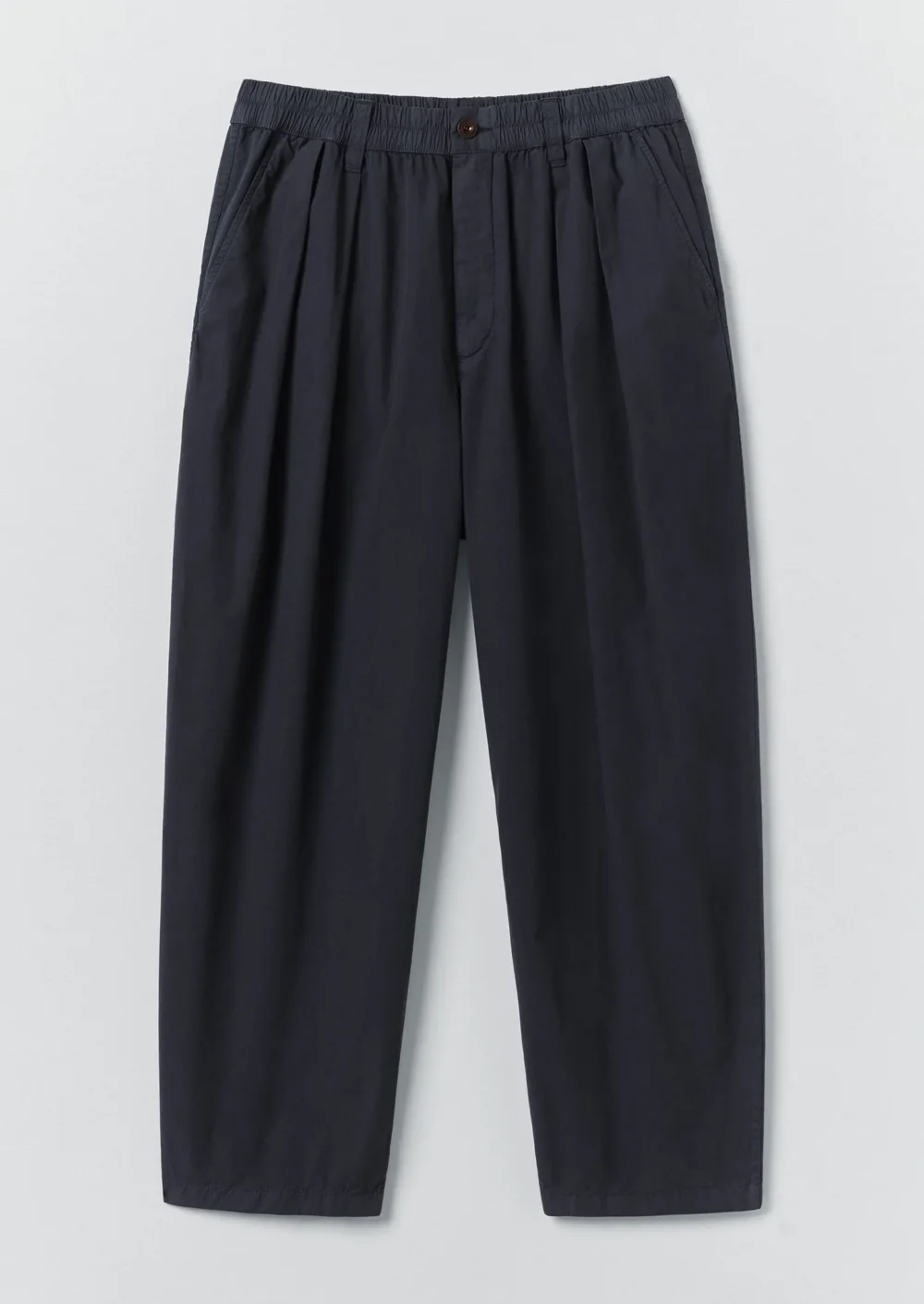 Casper Cotton Poplin Pants | Navy