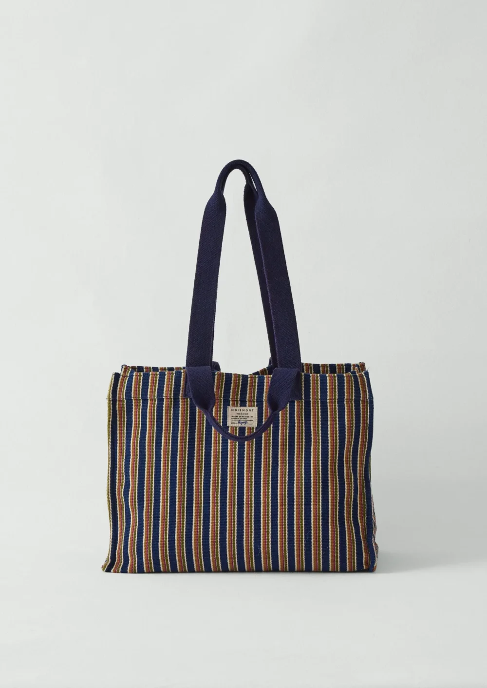 Moismont Stripe Cotton Bag | Blue Multi