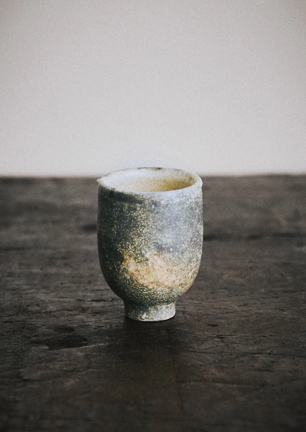 Linnan Ye Hand Thrown Cup | Stone Green