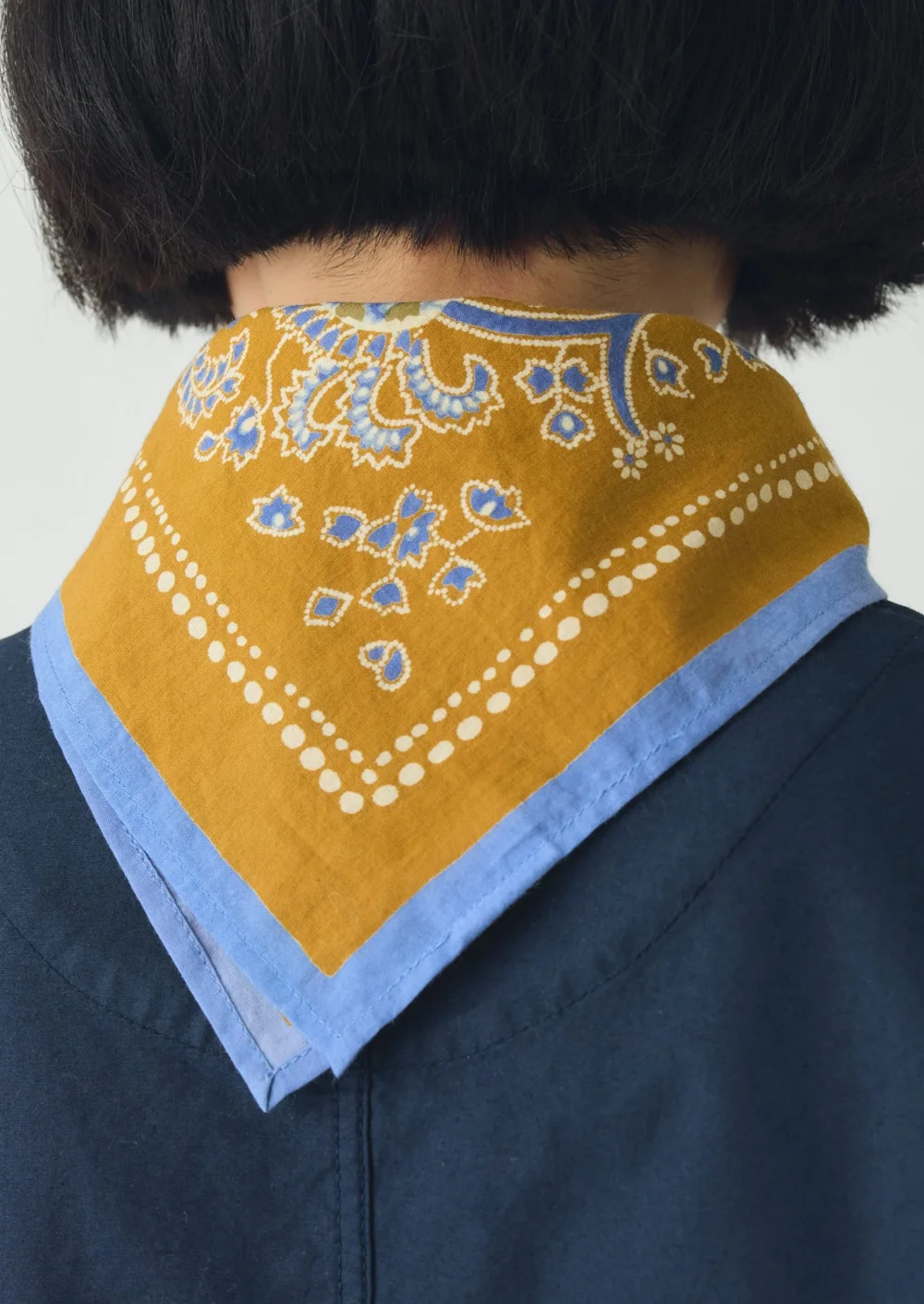 Provencal Paisley Print Bandana | Cumin - 5