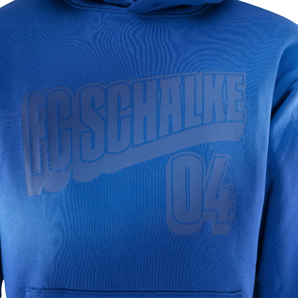 Kapuzen-Sweat FC Schalke 04 königsblau