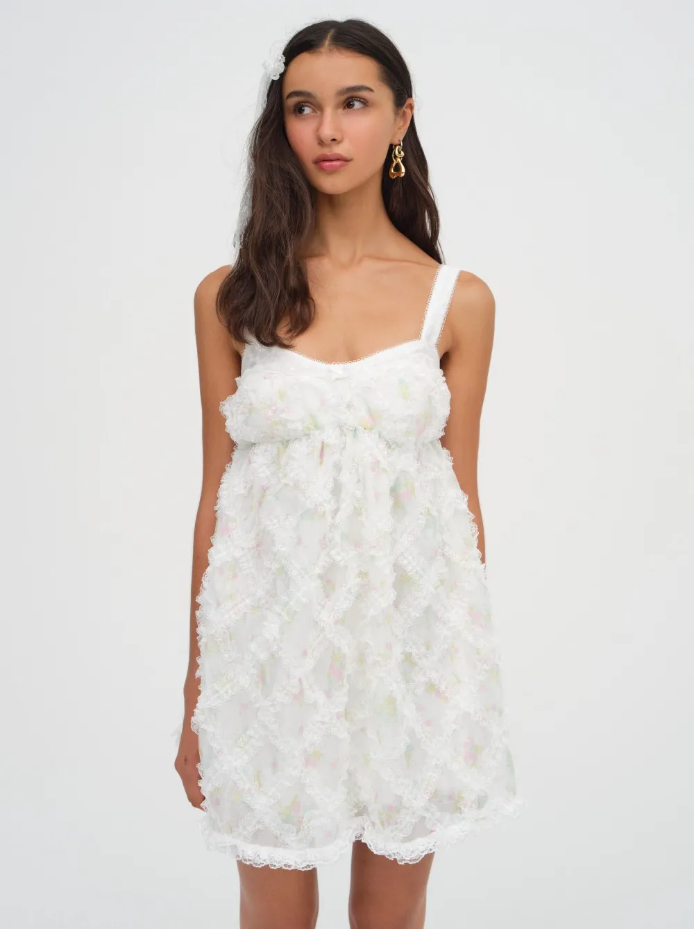 Nova Mini Dress — White