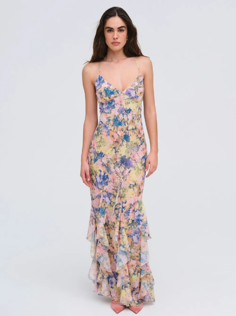 Elea Maxi Dress — Pink
