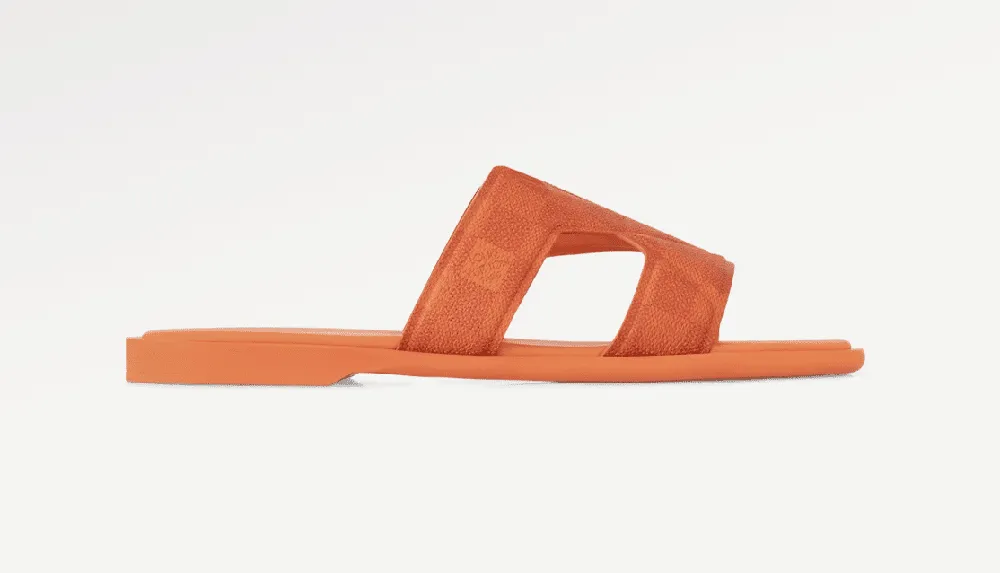 כפכפי לואי ויטון | LOUIS VUITTON Oasis Mule Orange - 2